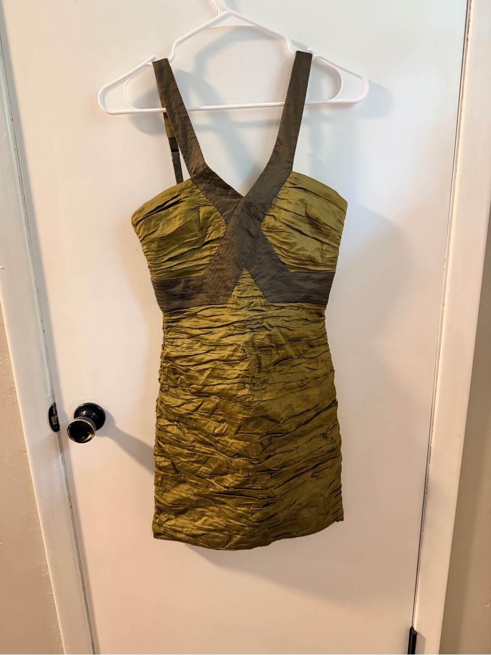 BCBGMaxAzria Olive Green simsom vintage